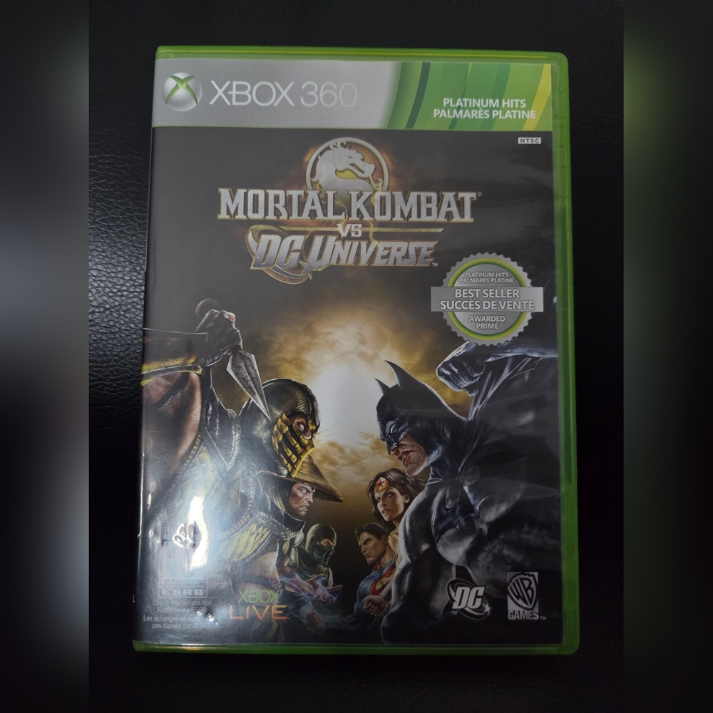 Mortal Kombat vs DC Universe Xbox 360 Video Game